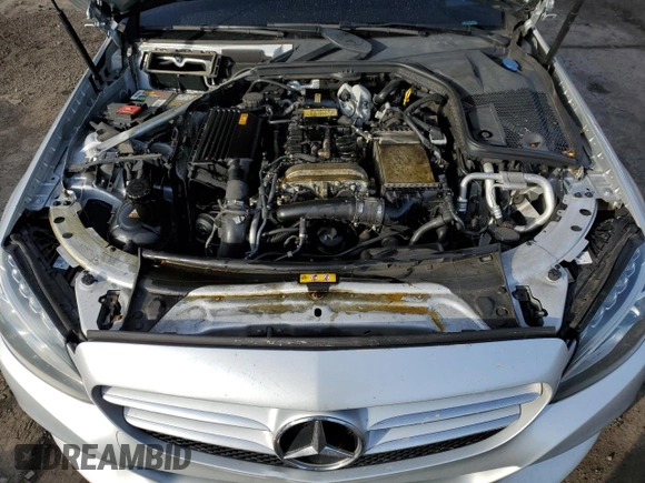 2017 Mercedes-Benz C with VIN NJ1266E, listed as a Copart auction lot 47174515 with Not provided miles and Salvage title. Bid and sale history available at DreamBid. Image 11.