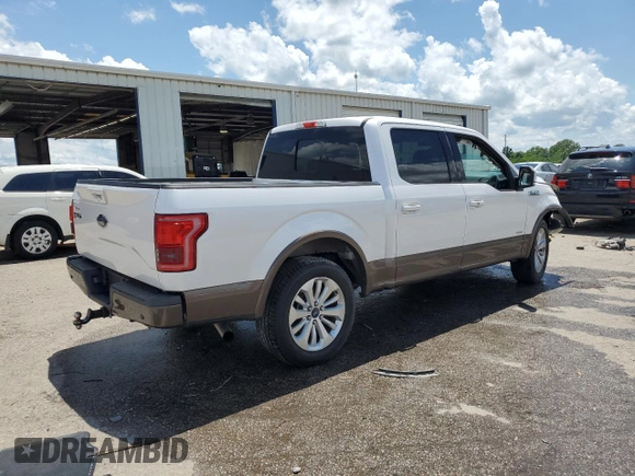 2015 Ford F-150 XL with VIN 1FTEW1CG5FKE08624, listed as a Copart auction lot 60282835 with 141,751 mi miles and Salvage title. Bid and sale history available at DreamBid. Image 3.