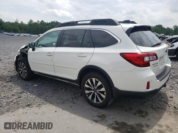 2016 Subaru Outback Limited с VIN 4S4BSENC5G3210777, выставлен на аукционе Copart как лот 62590525 с пробегом 73 252 миль миль и Списание • Salvage title. История ставок и продаж доступна на DreamBid. Изображение 2.
