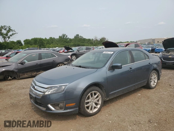 2012 Ford Fusion SEL z VIN 3FAHP0JG9CR412387, wystawiony jako Copart lot #58542715 z przebiegiem 143 112 mil mil oraz Czysty tytuł • Clean title. Historia ofert i sprzedaży dostępna na DreamBid. Obrazek 1.