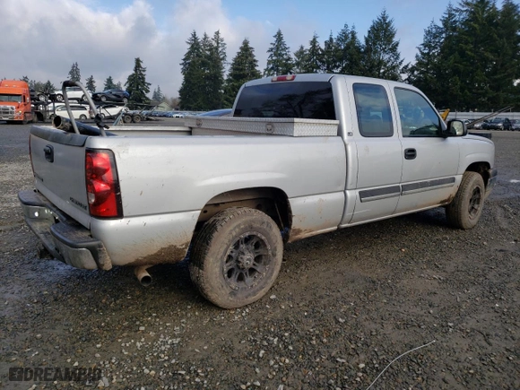 2003 Chevrolet Silverado 1500 LT with VIN 1GCEK19T33Z169884, listed as a Copart auction lot 89355835 with 0 mi miles and Salvage Title. Bid and sale history available at carsss.com. Image 3.