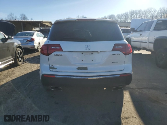 2012 Acura MDX Tech/Entertainment Pkg with VIN 2HNYD2H4XCH522624, listed as a Copart auction lot 88059225 with 244,282 mi miles and Salvage Title. Bid and sale history available at carsss.com. Image 6.