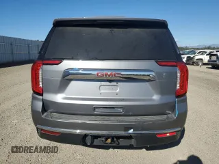 2022 GMC Yukon SLT with VIN 1GKS2BKD0NR115087, listed as a Copart auction lot 64805714 with 43,977 mi miles and Salvage Title. Bid and sale history available at carsss.com. Image 6.