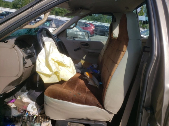 2001 Ford F-150 XL with VIN 1FTZF18291NA18292, listed as a Copart auction lot 61157965 with Not provided miles and Salvage title. Bid and sale history available at DreamBid. Image 7.