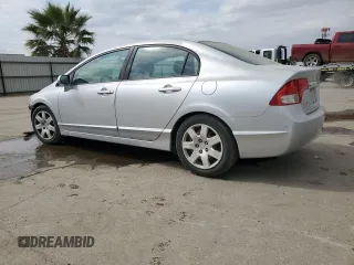 2011 Honda Civic LX with VIN 2HGFA1F59BH309708, listed as a Copart auction lot 53485515 with 215,954 mi miles and Salvage Title. Bid and sale history available at DreamBid. Image 2.