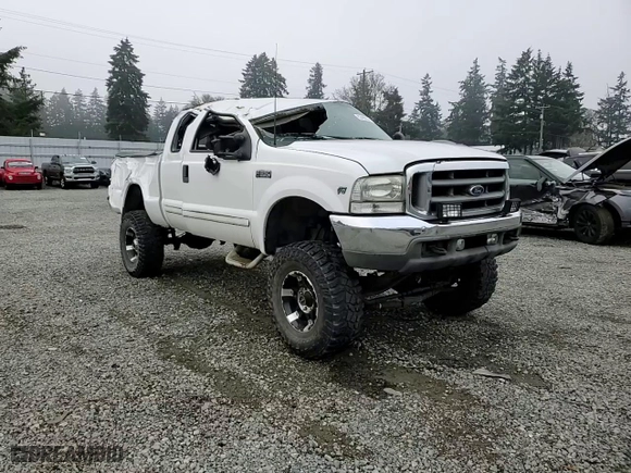 2002 Ford Super Duty F-350 SRW XL with VIN 1FTSX31L72EB25159, listed as a Copart auction lot 83095054 with 166,867 mi miles and Salvage Title. Bid and sale history available at carsss.com. Image 12.