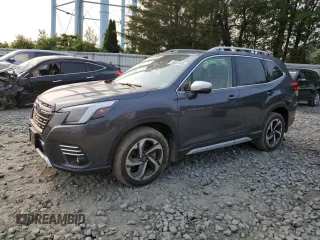 2023 Subaru Forester Touring with VIN JF2SKARC3PH455704, listed as a Copart auction lot 59307445 with 12,822 mi miles and Salvage title. Bid and sale history available at DreamBid. Image 1.