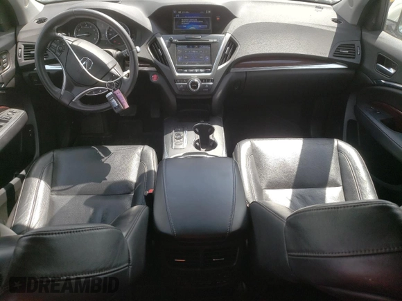 2016 Acura MDX w/Advance with VIN 5FRYD4H91GB029793, listed as a Copart auction lot 52974795 with 75,543 mi miles and Salvage Title. Bid and sale history available at carsss.com. Image 8.