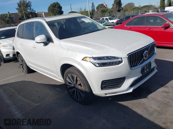 2022 Volvo XC90 Momentum with VIN YV4102PK1N1837720, listed as a IAAI auction lot 41412599 with 17,325 mi miles. Bid and sale history available at carsss.com. Image 1.