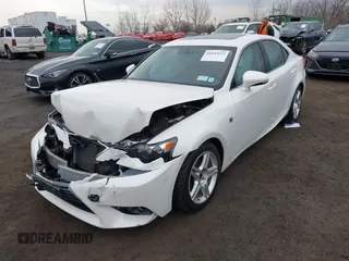2015 Lexus IS 250 with VIN JTHCF1D25F5019537, listed as a IAAI auction lot 41643532 with 66,765 mi miles and . Bid and sale history available at DreamBid. Image 19.