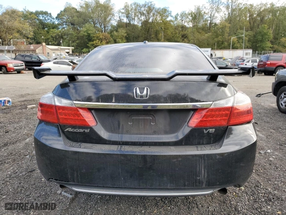 2014 Honda Accord Sedan EX-L with VIN 1HGCR3F88EA034434, listed as a Copart auction lot 75690144 with 135,963 mi miles and Salvage Title. Bid and sale history available at carsss.com. Image 6.