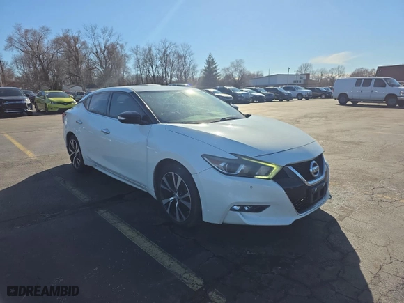 2018 Nissan Maxima SV with VIN 1N4AA6AP2JC371232, listed as a Copart auction lot 47116685 with 142,441 mi miles and Clean Title. Bid and sale history available at carsss.com. Image 1.