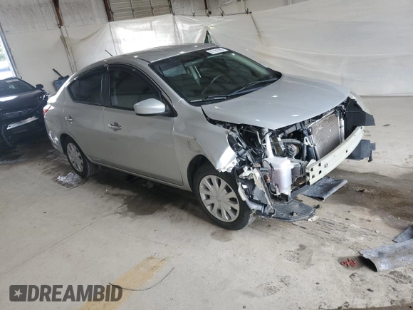 2019 Nissan Versa SV with VIN 3N1CN7AP3KL858980, listed as a Copart auction lot 61161385 with 47,304 mi miles and Salvage title. Bid and sale history available at DreamBid. Image 4.