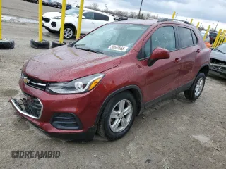 2021 Chevrolet Trax LT z VIN KL7CJLSB1MB317898, wystawiony jako Copart lot #50660665 z przebiegiem 19 684 mil mil oraz Nie do naprawy • Non repairable. Historia ofert i sprzedaży dostępna na DreamBid. Obrazek 1.