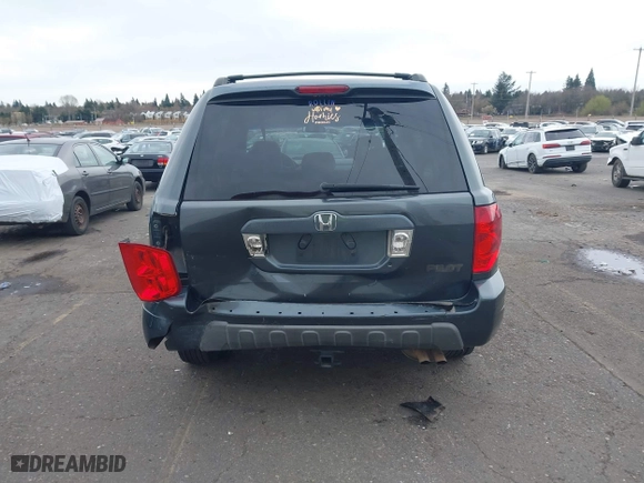 2004 Honda Pilot EX with VIN 2HKYF18444H583826, listed as a IAAI auction lot 41812601 with 196,846 mi miles. Bid and sale history available at carsss.com. Image 16.