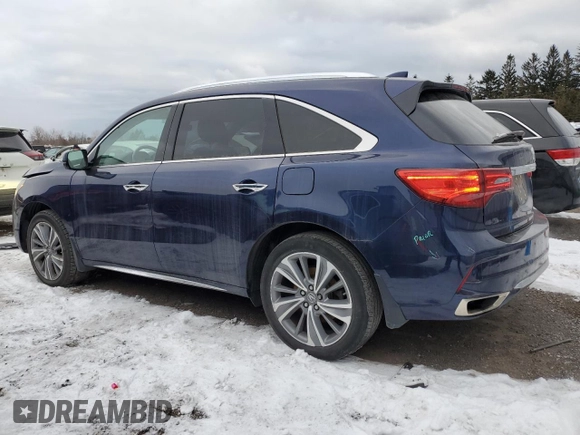 2017 Acura MDX Advance z VIN 5FRYD4H84HB506788, wystawiony jako Copart lot #88094635 z przebiegiem 107 385 mil mil oraz Szkoda całkowita • Salvage title. Historia ofert i sprzedaży dostępna na DreamBid. Obrazek 2.