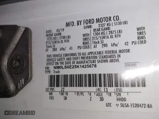 2019 Ford Transit Connect Van XL with VIN NM0LS6E25K1425678, listed as a IAAI auction lot 41287172 with 99,130 mi miles. Bid and sale history available at carsss.com. Image 9.