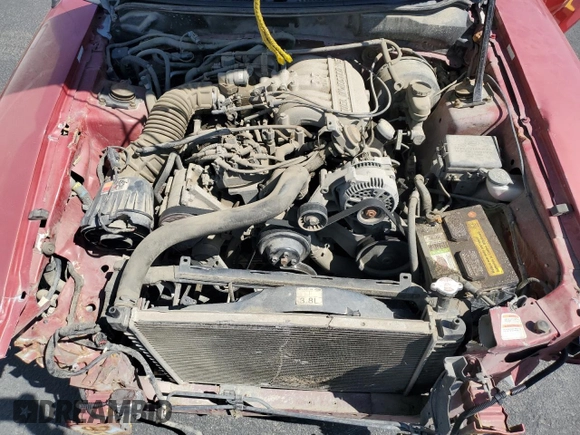 1998 Ford Mustang with VIN 1FAFP4041WF260094, listed as a Copart auction lot 60532955 with 162,633 mi miles and Salvage title. Bid and sale history available at DreamBid. Image 11.