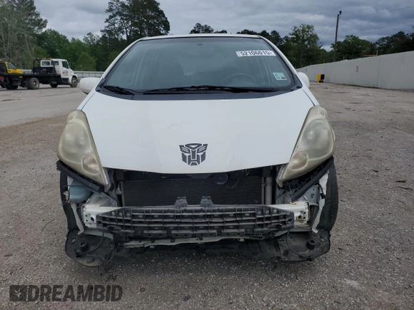 2010 Honda Fit Sport with VIN JHMGE8H44AS026305, listed as a Copart auction lot 52106015 with 0 mi miles and Salvage Title. Bid and sale history available at carsss.com. Image 5.