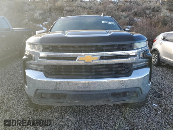 2020 Chevrolet Silverado 1500 LT with VIN 1GCRYDED1LZ201215, listed as a Copart auction lot 85584404 with 55,326 mi miles and Salvage Title. Bid and sale history available at carsss.com. Image 5.