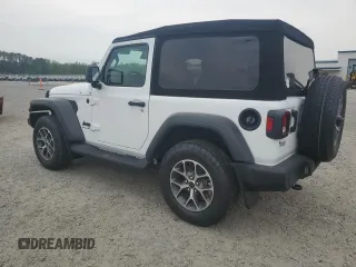 2024 Jeep Wrangler Sport S with VIN 1C4PJXAG3RW368392, listed as a Copart auction lot 52962535 with 9,128 mi miles and Salvage title. Bid and sale history available at DreamBid. Image 2.