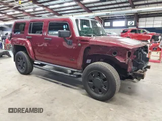 2009 Hummer H3 SUV with VIN 5GTEN13E998101288, listed as a Copart auction lot 73354134 with 105,767 mi miles and Salvage Title. Bid and sale history available at carsss.com. Image 4.