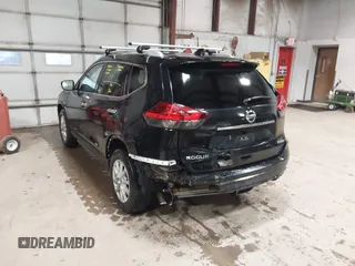 2017 Nissan Rogue SV with VIN KNMAT2MV1HP524175, listed as a IAAI auction lot 41931621 with 139,730 mi miles and . Bid and sale history available at carsss.com. Image 3.
