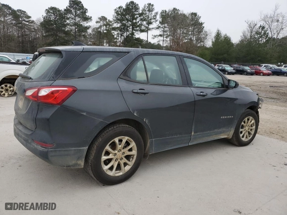 2020 Chevrolet Equinox LS with VIN 2GNAXHEV1L6168476, listed as a Copart auction lot 43011495 with 241,268 mi miles and Salvage Title. Bid and sale history available at carsss.com. Image 3.