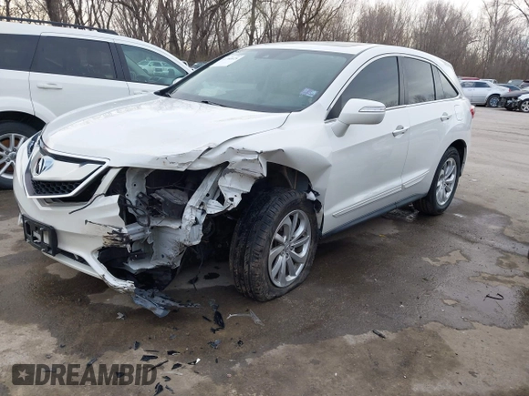2016 Acura RDX Technology with VIN 5J8TB3H56GL001561, listed as a IAAI auction lot 41780028 with 50,770 mi miles and . Bid and sale history available at DreamBid. Image 2.