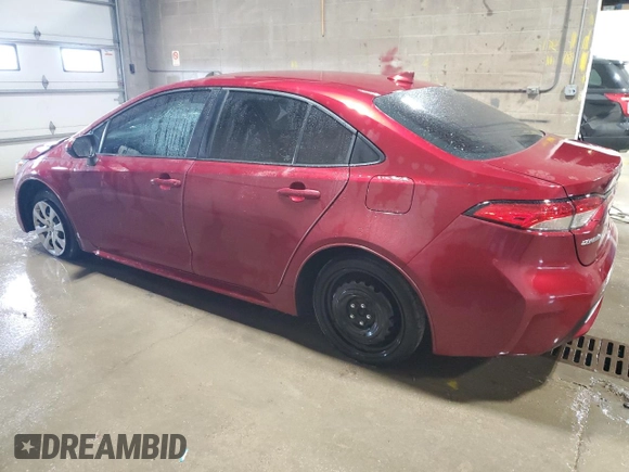 2022 Toyota Corolla LE with VIN 5YFEPMAE5NP314128, listed as a Copart auction lot 53477825 with 13,125 mi miles and Salvage Title. Bid and sale history available at DreamBid. Image 2.