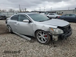 2009 Nissan Maxima SV with VIN 1N4AA51E79C832364, listed as a Copart auction lot 52252355 with 152,191 mi miles and Salvage Title. Bid and sale history available at DreamBid. Image 4.