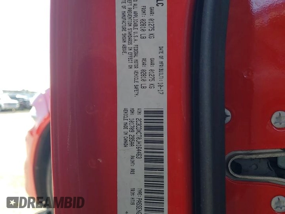 2018 Dodge Charger R/T with VIN 2C3CDXCT0JH164463, listed as a Copart auction lot 51805315 with 15,399 mi miles and Salvage Title. Bid and sale history available at carsss.com. Image 14.