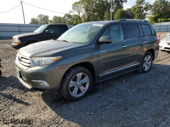2012 Toyota Highlander Limited with VIN 5TDYK3EH8CS082879, listed as a Copart auction lot 65188214 with 0 mi miles and Non Repairable. Bid and sale history available at carsss.com. Image 1.