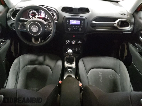 2016 Jeep Renegade Sport with VIN ZACCJBAW3GPC86911, listed as a Copart auction lot 46938265 with 91,630 mi miles and Salvage Title. Bid and sale history available at DreamBid. Image 8.
