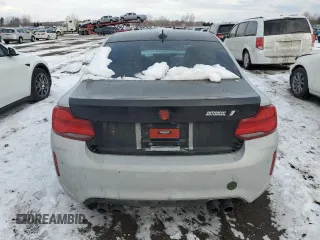 2019 BMW M2 Competition with VIN WBS2U7C52KVB08991, listed as a Copart auction lot 88161215 with 14,843 mi miles and Salvage Title. Bid and sale history available at carsss.com. Image 6.