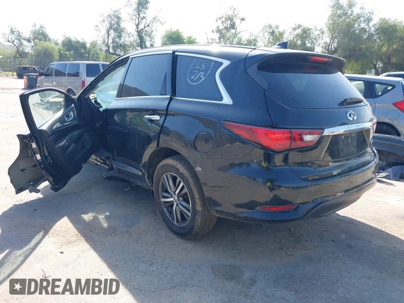 2020 Infiniti QX60 Luxe with VIN 5N1DL0MN2LC519810, listed as a IAAI auction lot 41593542 with Not provided miles and . Bid and sale history available at DreamBid. Image 3.