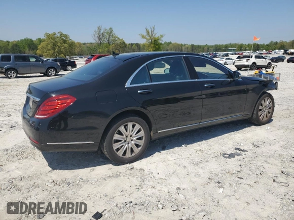 2014 Mercedes-Benz S S 550 with VIN WDDUG8CB0EA051322, listed as a Copart auction lot 52672685 with 75,930 mi miles and Salvage Title. Bid and sale history available at carsss.com. Image 3.