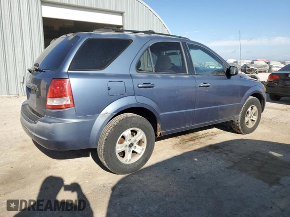 2004 Kia Sorento LX with VIN KNDJC733745294726, listed as a Copart auction lot 86626544 with 178,738 mi miles and Salvage Title. Bid and sale history available at carsss.com. Image 3.