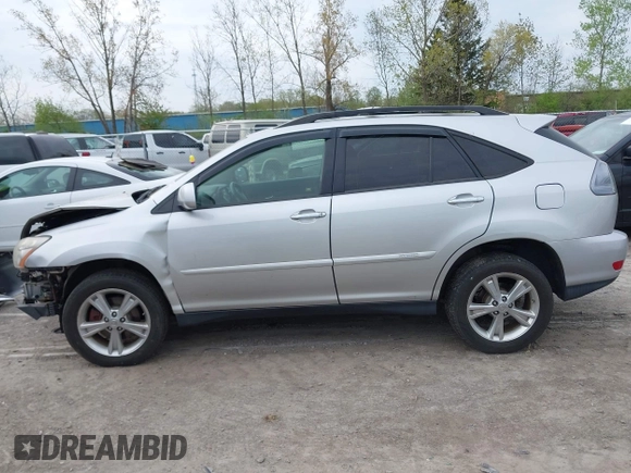2008 Lexus RX 400h with VIN JTJHW31U482853485, listed as a IAAI auction lot 42145051 with 199,230 mi miles and . Bid and sale history available at DreamBid. Image 15.