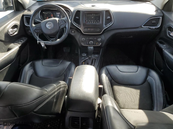 2019 Jeep Cherokee Latitude Plus with VIN 1C4PJMLB7KD291205, listed as a Copart auction lot 46214545 with 126,855 mi miles and Salvage Title. Bid and sale history available at carsss.com. Image 8.