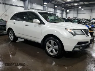 2010 Acura MDX with VIN 2HNYD2H23AH505336, listed as a Copart auction lot 89160365 with 193,112 mi miles and Salvage title. Bid and sale history available at DreamBid. Image 4.