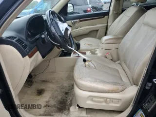 2009 Hyundai Santa Fe SE with VIN 5NMSH13E59H292644, listed as a Copart auction lot 60900555 with 205,048 mi miles and Salvage title. Bid and sale history available at DreamBid. Image 7.