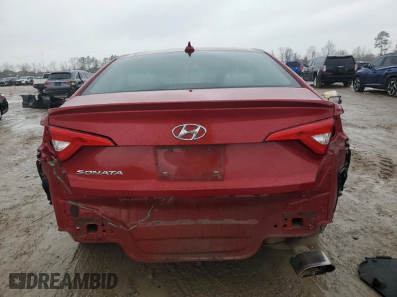 2017 Hyundai Sonata SE with VIN 5NPE24AF5HH501992, listed as a Copart auction lot 42774005 with 128,040 mi miles and Salvage Title. Bid and sale history available at DreamBid. Image 6.