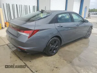 2023 Hyundai Elantra SEL with VIN KMHLM4AG3PU588625, listed as a Copart auction lot 54738485 with 19,756 mi miles and Salvage title. Bid and sale history available at DreamBid. Image 3.