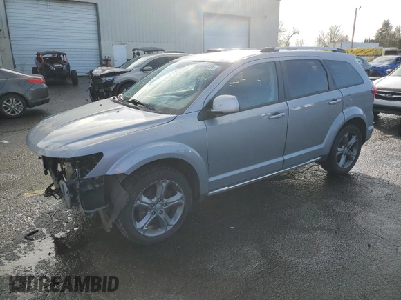 2016 Dodge Journey Crossroad Plus with VIN 3C4PDDGG9GT183294, listed as a Copart auction lot 85834374 with 123,658 mi miles and Salvage title. Bid and sale history available at DreamBid. Image 1.