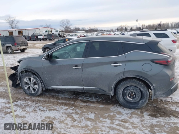 2019 Nissan Murano SL with VIN 5N1AZ2MSXKN166867, listed as a IAAI auction lot 41281068 with 107,219 mi miles and . Bid and sale history available at DreamBid. Image 14.