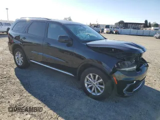 2022 Dodge Durango SXT with VIN 1C4RDJAG4NC228408, listed as a Copart auction lot 42177195 with 75,356 mi miles and Salvage Title. Bid and sale history available at DreamBid. Image 4.