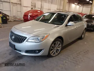 2016 Buick Regal with VIN 2G4GK5EX9G9196334, listed as a IAAI auction lot 41359790 with 136,442 mi miles and . Bid and sale history available at DreamBid. Image 2.