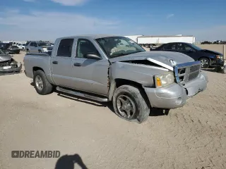 2007 Dodge Dakota SLT with VIN 1D7HE48N37S107379, listed as a Copart auction lot 78156304 with 129,092 mi miles and Salvage Title. Bid and sale history available at DreamBid. Image 4.