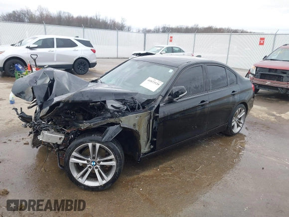 2012 BMW 3 Series 328i with VIN WBA3A5C56CF259220, listed as a IAAI auction lot 41833520 with 164,317 mi miles. Bid and sale history available at carsss.com. Image 2.